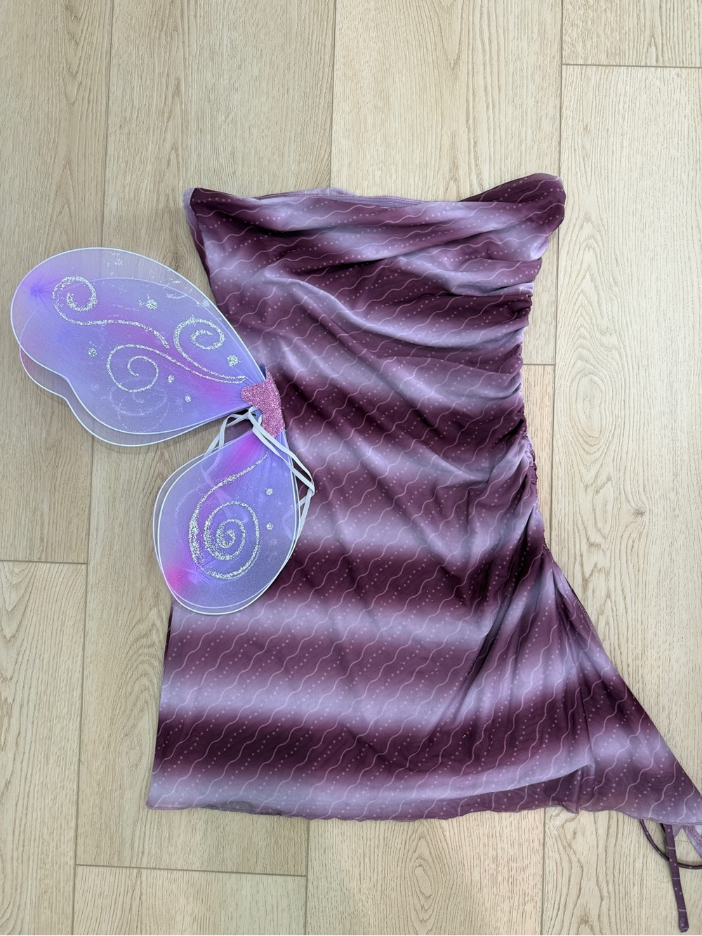 Sexy Purple Fairy 2-Piece Costume